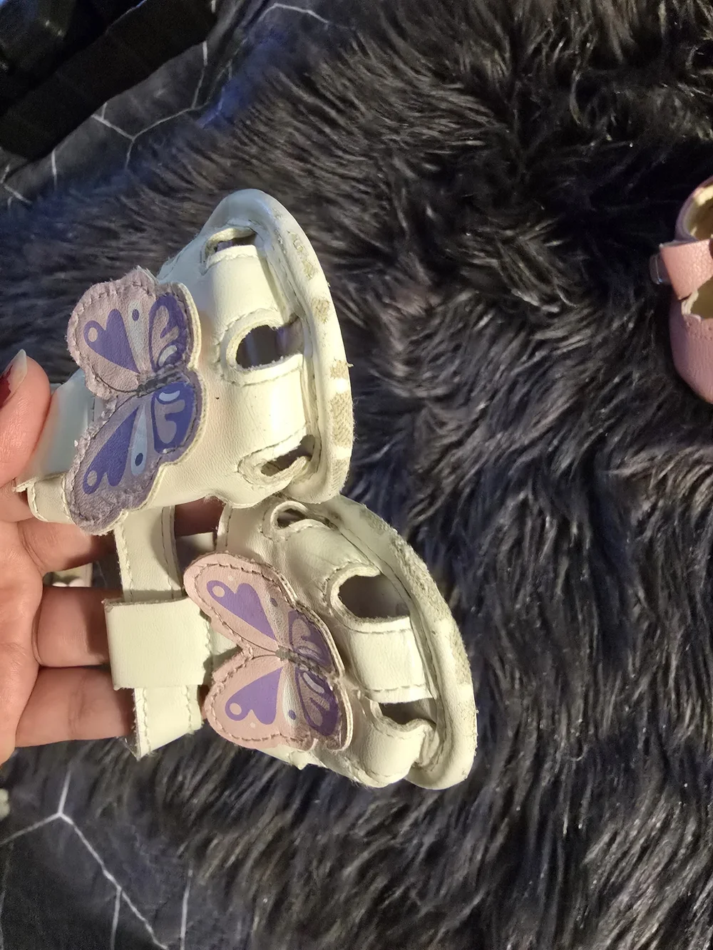 Lucky Brand Pink & White Toddler Sandal and Shoe Bundle